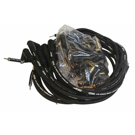 MSD 5553 Street-Fire Wire Set 8 Cyl 90 Deg, Socket, HEI