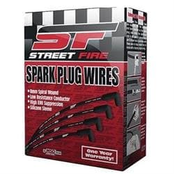 MSD 5565 Street-Fire Spark Plug Wires Set, S/B Chevy, Stock Cap