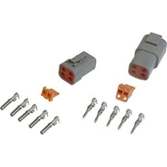 MSD Deutsch 4-Pin Connector - 12-14 Gauge