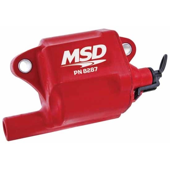 MSD 8287 Multiple Spark Plug Coil for LS2, LS3, LS7 Engines, Single