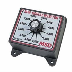 MSD 8670 RPM Module Rev Limiter Selector Switch, 3000-5200 RPM