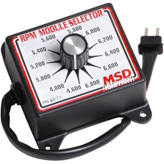 MSD 8671 RPM Module Rev Limiter Selector Switch, 4600-6800 RPM