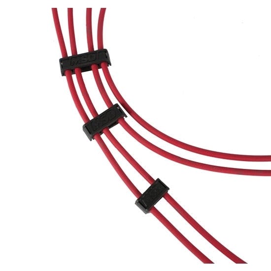 MSD 8.5mm Spark Plug Wires, Chevy HEI Over Valve Cover w/Loom Kit