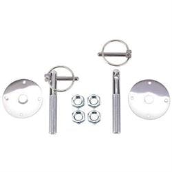 Speedway Steel Hood Pin Kit with Q-Clips