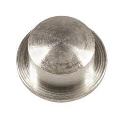 Mr Gasket 1183 Cam Button, Small Block Chevy, Aluminum, Indented