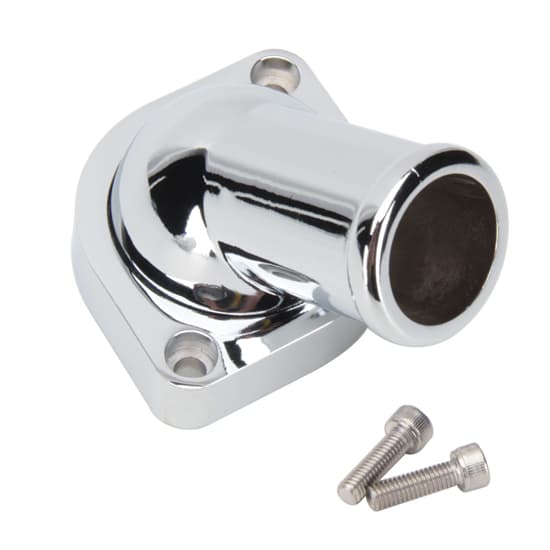 Mr. Gasket 2670 Collo Dell'Acqua Girevole Cromato Per Motori GM/Chevrolet LS, In Alluminio