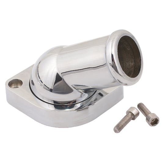 Mr Gasket 2670 Swivel Water Neck, Die-Cast Aluminum