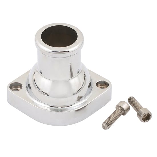 Mr Gasket 2671 Straight Outlet Water Neck, Die-Cast Aluminum