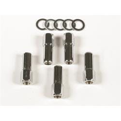 Mr Gasket 4305 Competition Open End Lug Nuts, 1/2 Inch, Set of 5