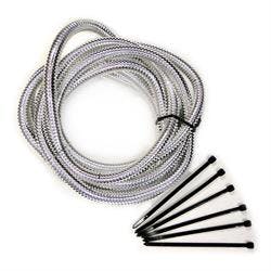 Mr Gasket 4522 Convoluted Tubing, Chrome, 1/2 Inch 6 Foot
