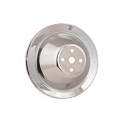 Mr Gasket 4970 Chrome Water Pump Pulley, Single Groove 
