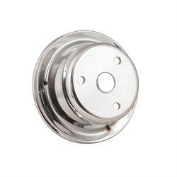 Mr Gasket 4976 Chrome Crank Pulley, Single Groove