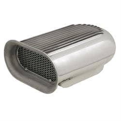 Mr Gasket 5232 Hilborn Style Scoop, Single 4 Barrel, Polished Aluminum