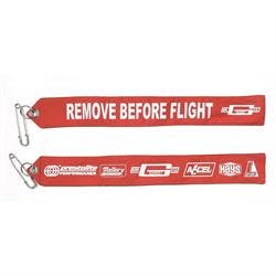 Mr Gasket 6001 Remove Before Fligh Warning Flight, 2 x 16 Inch