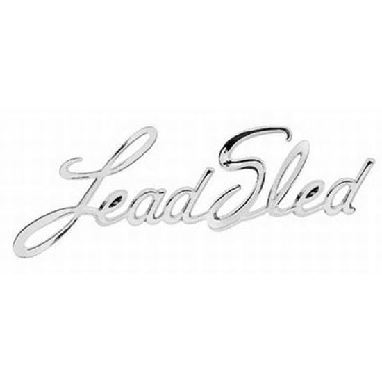 Lead Sled Script Emblem