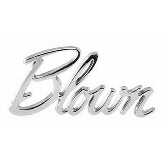 Blown Script Emblem