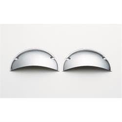 Mr Gasket 9650 Headlight Half Shields, Chrome, 5-3/4 Inch