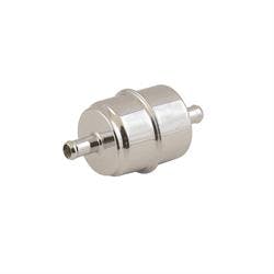 Mr Gasket 9746 Chrome Fuel Filter Canister, 3/8 Inch