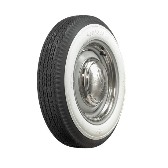 Firestone 556660 2-3/4 Inch Whitewall Bias Ply Tire, 560-15