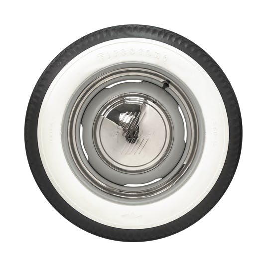Firestone 556660 2-3/4 Inch Whitewall Bias Ply Tire, 560-15