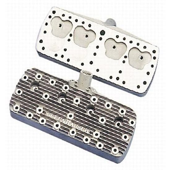 Offenhauser 1068-400 1939-48 Ford Flathead Finned Aluminum Heads