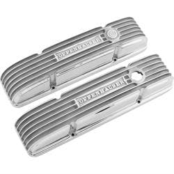 Offenhauser 4056 1960-86 S/B Chevy Valve Covers w/ Oil Fill Hole