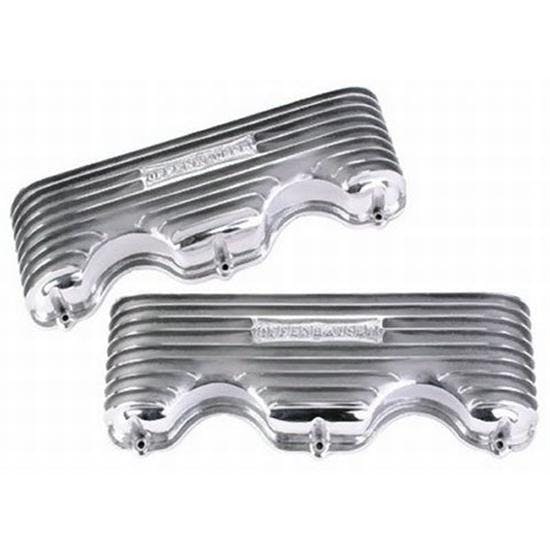 Offenhauser 5042 348/409 Chevy Finned Aluminum Valve Covers