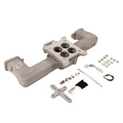 Offenhauser 5416 Single Quad Carb Intake Manifold Kit for GM L6