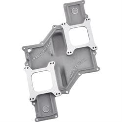 Offenhauser 5903 Low Profile Intake Top, Dual Quad, SBC
