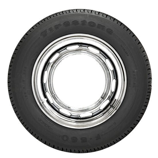 Firestone 568741 F560 Blackwall Radial Tire, 165R15