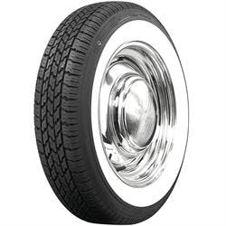 Coker Tire 568745 Wide Whitewall Tire, 165R15