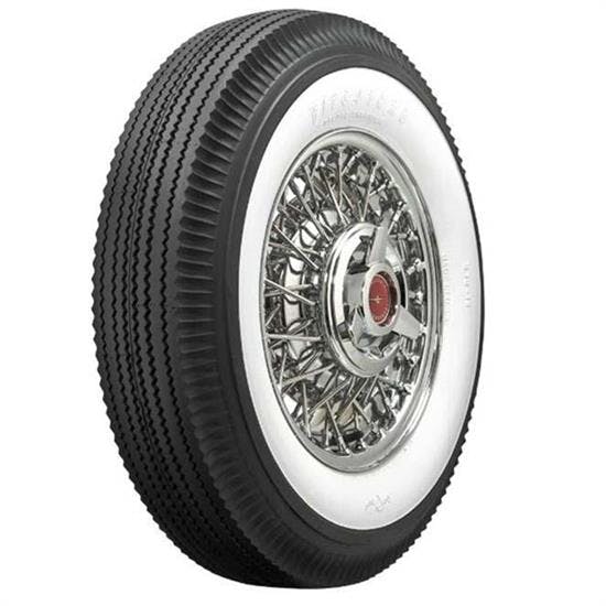 Firestone 568815 2-11/16 Inch Whitewall Bias Ply Tire, 670-15