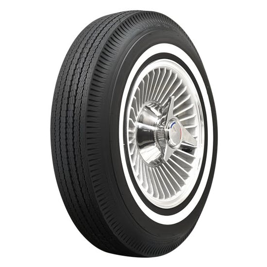 BF Goodrich 57100 Silvertown 1 Inch Whitewall Tire, 670-15