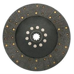 Ram 251 10.5 Inch Organic Clutch Disc, Solid Hub, 1-1/8 Inch 10-Spline