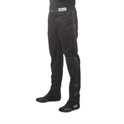 RaceQuip 112 Series 1-Layer Fire Suit Pants, SFI-1, Black
