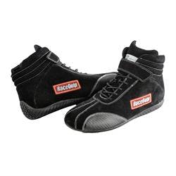 RaceQuip Euro Carbon-L Series Race Shoes, Black/Grey