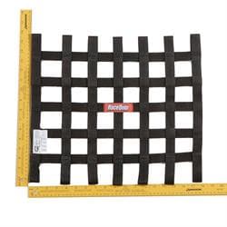 RaceQuip Ribbon Style Race Car Window Net, SFI 27.1, Black