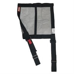 Mesh Style Window Net W/ Mounting Straps, Black