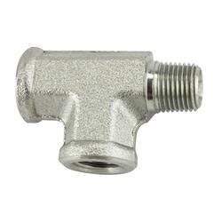 Steel 1/8 Inch NPT Run Tee Fitting