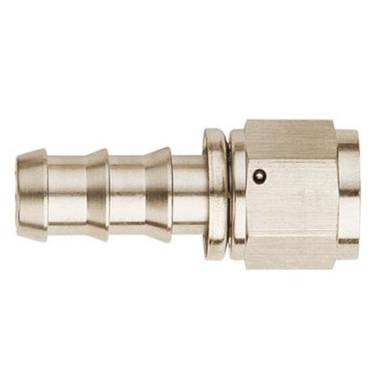Aeroquip FCE1512 Nickel Straight PushOn Hose Socketless Fitting 6 AN