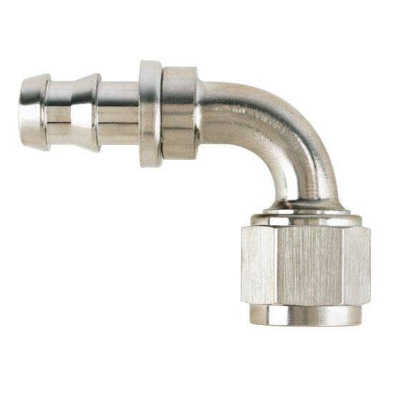 Aeroquip Nickel -6 Socketless 90 Deg