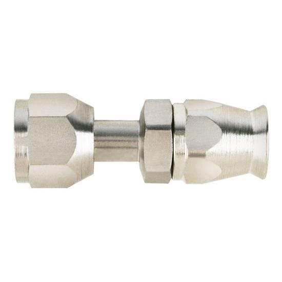 Straight Nickel Plated AC Fitting, O-Ring Pilot, -10 AN