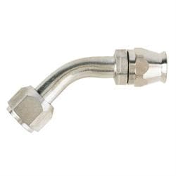 45 Degree Nickel Plated AC Fitting, -10 AN