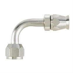 90 Degree Nickel Plated AC Fitting, -6 AN
