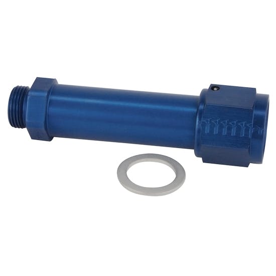 Aeroquip -8 AN Female to 9/16 Inch-24 Alum. Fitting for Holley/Demon Carb.