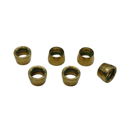 AC Brass Replacement Rings - AN10, Set of 6