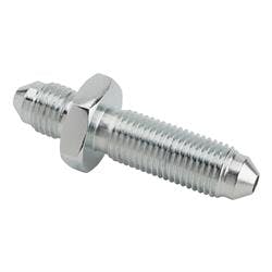 Steel AN3 Straight Bulkhead Adapter
