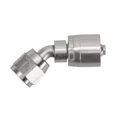 Aeroquip FBM4121 Starlite Crimp Fitting, 45 Degree, -4 AN