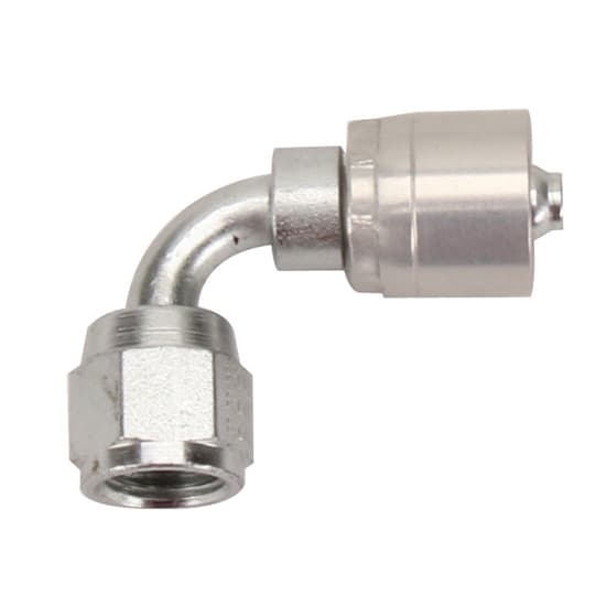 Aeroquip FBM4131 Starlite Crimp Fitting, 90 Degree, -4 AN