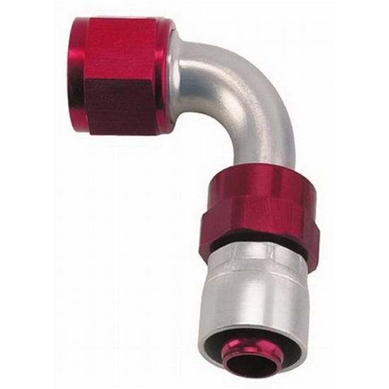 Aeroquip FBM4233 Starlite Crimp Fitting, 90 Degree, -8 AN
